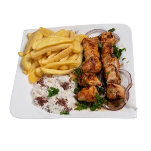 Grillteller Hähnchenbrust spieß Menü