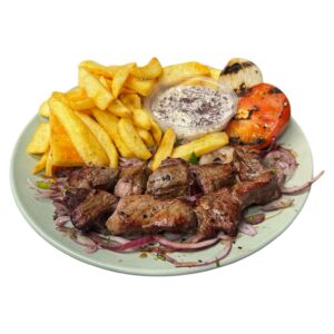 Grillteller Lammfilet spieß Menü