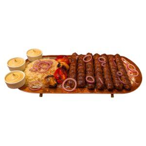 Familien Grillteller Lamm Kebap spieß Menü