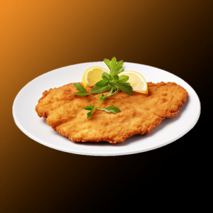 Schinken Schnitzel Menü