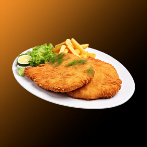 Brokkoli Schnitzel Menü